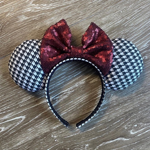 Houndstooth Mickey Ears - Picture 2 of 8